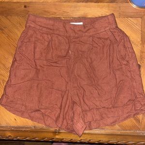 Abercrombie & Fitch High Waisted Shorts, Size XS, Brown